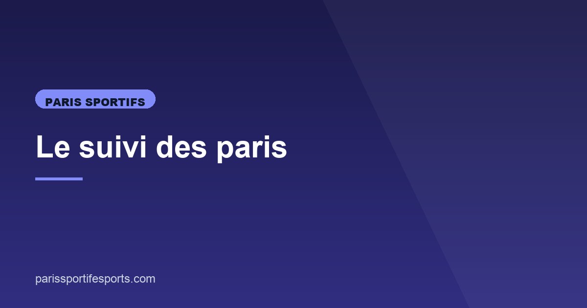 Illustration de l'article consacré au suivi des paris